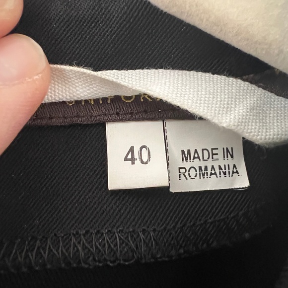 Authentic Vintage Louis Vuitton LV black blouse top tank gold buttons mod 60s - Picture 9 of 14